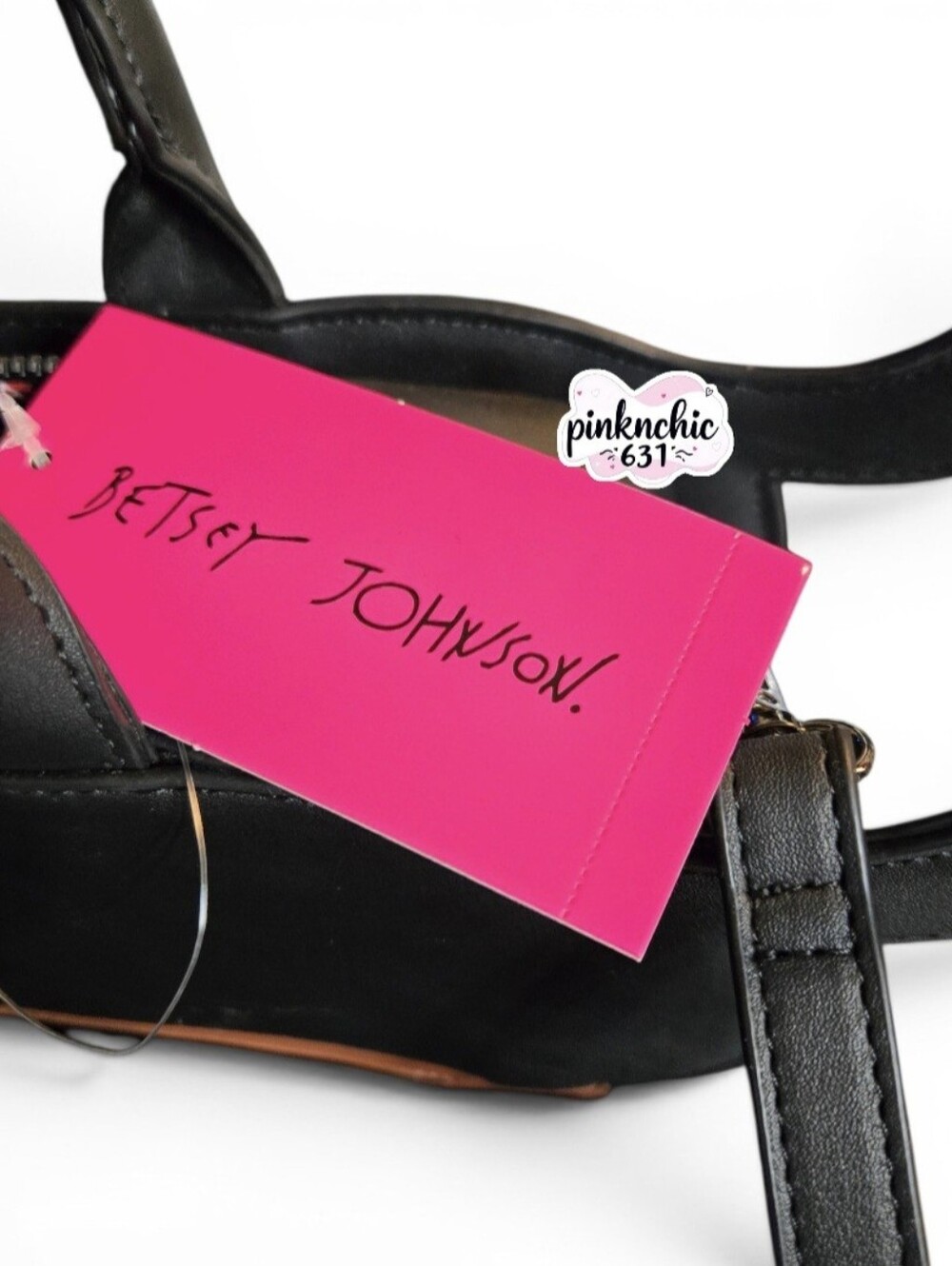 SOLD! Betsey Johnson Kitsch Cowboy Dachshund Purse Satchel Crossbody Handbag - Picture 3 of 9